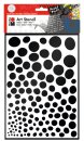 Marabu Schablone Art Stencil DIN A4 Motiv growing dots