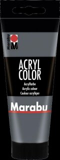 Marabu Acrylcolor Dunkelgrau 079. 100ml.