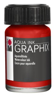 Marabu Aqua Ink Graphix . Karminrot 032.