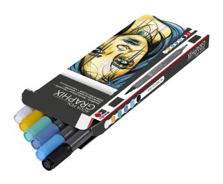 Marabu Aqua Pen Graphix 6er Set Metropolitan