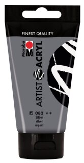 Marabu Artist Acryl 75ml silber