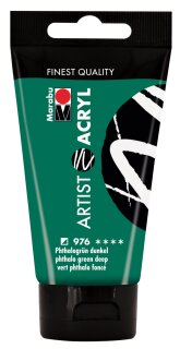 Marabu Artist Acryl. 75ml Phthalogrün Dunkel