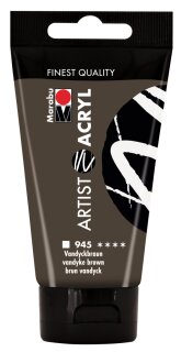 Marabu Artist Acryl. 75ml Vandyckbraun