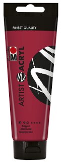 Marabu Artist Acryl. Krapprot 912. 120ml