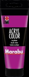 Marabu-AcrylColor Magenta 014, 100 ml