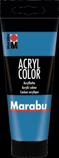 Marabu-AcrylColor cyan 056, 100 ml