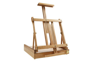 Staffelei Tischstaffelei mit Schubladei 26x55x14cm Sonderaktion
