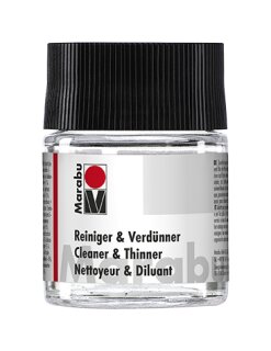 Reiniger 50ml von Marabu für Lacke, alkoholbasiert