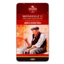 Aquarellstifte Mondeluz 12er Pack im Metallkasten farblich sortiert