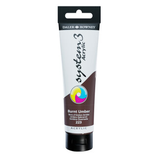 System 3 Acryl Umbra Gebrannt 150 ml