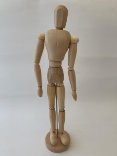 Mood Modellpuppe Holz. Männlich 30 cm