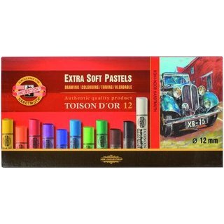 Softpastellkreide Toisen D‘or rund extra weich 12er...