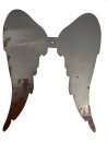 Engelflügel Metall mit Flugrost Handarbeit 22x18 cm