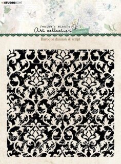 Hintergrund Clear Stampl Baroque Damast von Studio Light 14x14