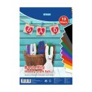 Filz Bstelfilz Set 10 Bögen Grundfarben 20c30 cm