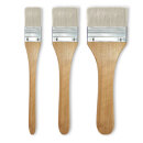 Pinsel 3er Set Borste 25 + 50 + 80 mm Studio Grundierpinsel