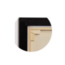 Schattenfugen Rahmenset schwarz 30x40 Rahmen mit Keilrahmen