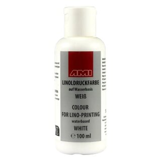 Linoldruckfarbe weiß 100ml