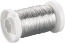Silberdraht (versilbert)  mit Kupferkern 0,25mm / 50m lang