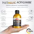 Metallic Acrylfarbe Perlmutt 250ml von Viva