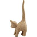 Katze Pappmachee 26 cmm hoch