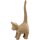 Katze Pappmachee 28 cm hoch 12 cm lang