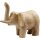 Elefant Pappmaché, Höhe 15 cm