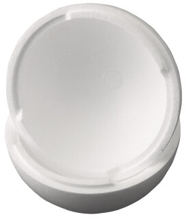 Styroporkugel 15 cm zweiteilig