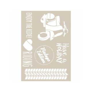 To Do Fleur Schablone Riding 21x29,7 cm