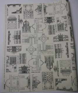 Tassotti Papier Palladio Grundrisse 50 x70 cm