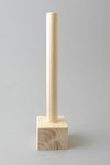 Sockel mit Holzstab 7x7 cm Höhe 30 cm