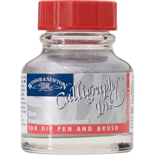 W&N Calligraphy Ink silber 30ml