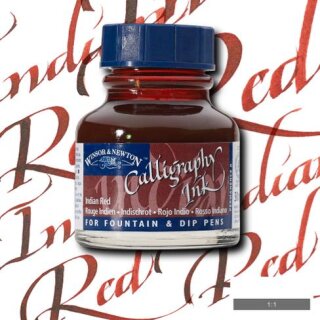 W&N Calli Ink indischrot 30ml