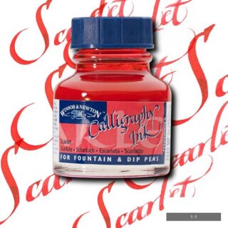 W&N Calligraphy Ink scharlachrot 30ml